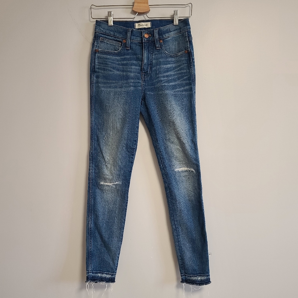 Madewell 9" High rise skinny jeans